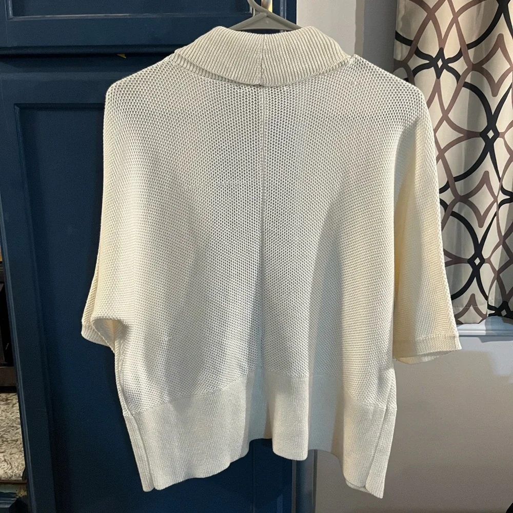LAUREN‎ RALPH LAUREN Shrug Open Front Cardigan Cream Size Large